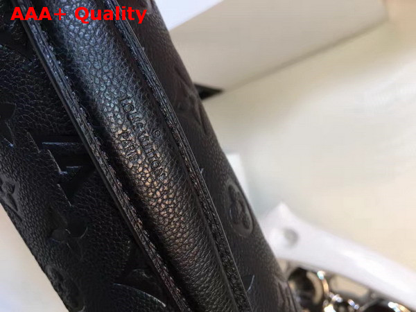 Louis Vuitton Pochette Metis Monogram Empreinte Leather Black Replica