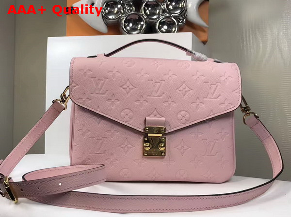 Louis Vuitton Pochette Metis Monogram Empreinte Pink M44018 Replica