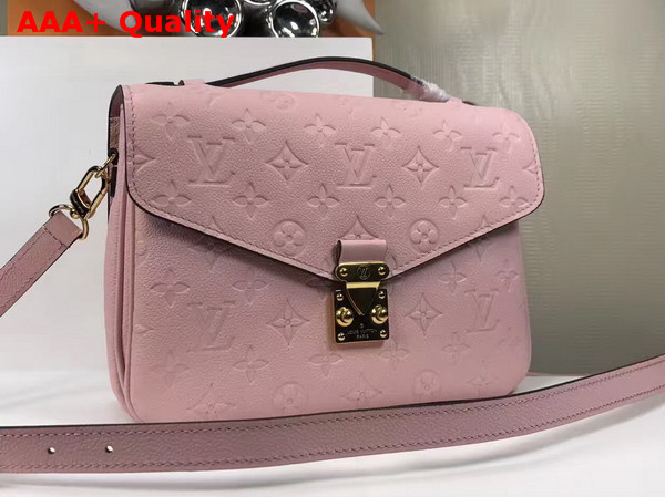 Louis Vuitton Pochette Metis Monogram Empreinte Pink M44018 Replica