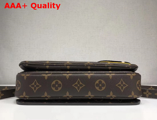 Louis Vuitton Pochette Metis Monogram with Patches Sewn M43991 Replica