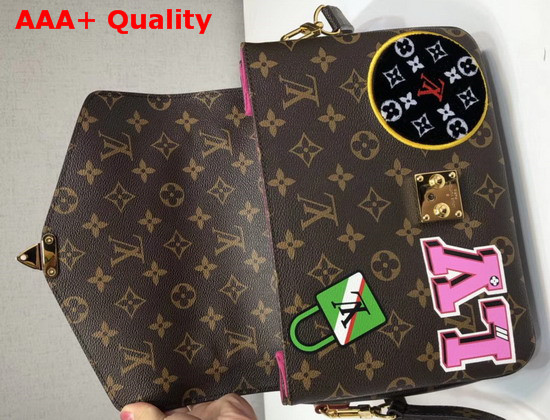 Louis Vuitton Pochette Metis Monogram with Patches Sewn M43991 Replica