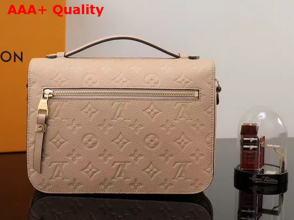 Louis Vuitton Pochette Metis in Beige Monogram Empreinte Leather Replica