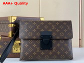 Louis Vuitton Pochette S Lock in Monogram Canvas Replica