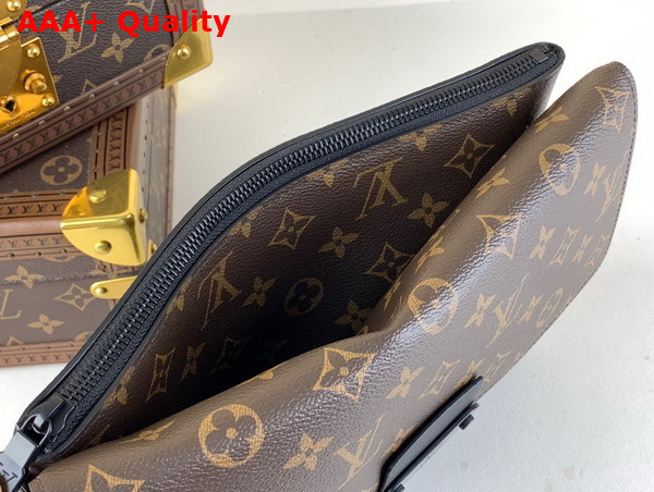 Louis Vuitton Pochette S Lock in Monogram Canvas Replica