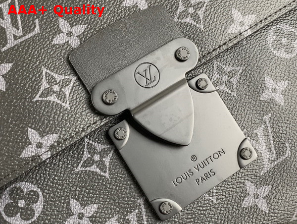 Louis Vuitton Pochette S Lock in Monogram Eclipse Canvas M82598 Replica