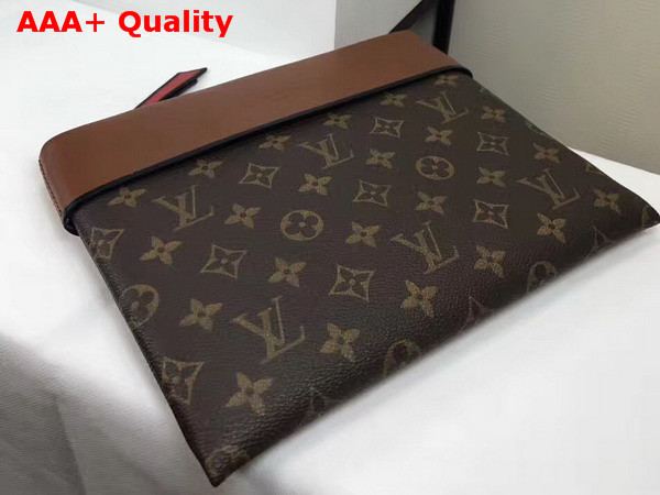 Louis Vuitton Pochette Tuileries Monogram Caramel M64035 Replica