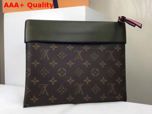 Louis Vuitton Pochette Tuileries Monogram Khaki M64034 Replica