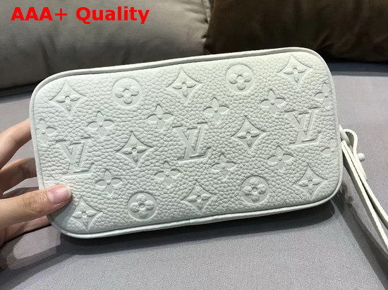 Louis Vuitton Pochette Volga Pouch Powder White Taurillon Monogram Cowhide Leather M53551 Replica