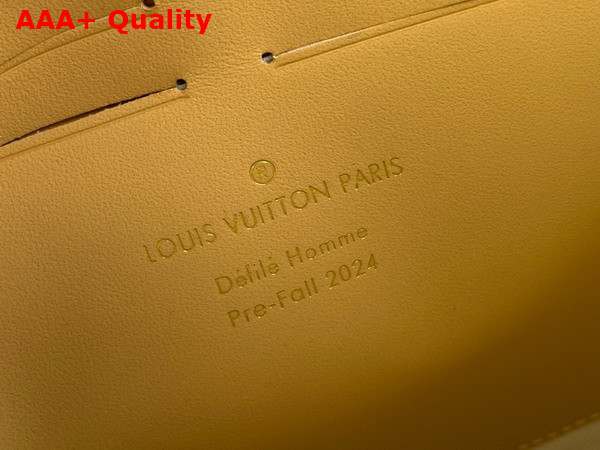 Louis Vuitton Pochette Voyage Blue Damier Denim 3D Cotton Canvas Replica