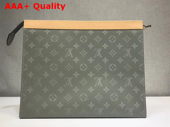 Louis Vuitton Pochette Voyage GM Monogram Titanium Coated Canvas Replica