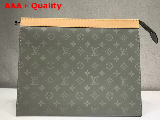 Louis Vuitton Pochette Voyage GM Monogram Titanium Coated Canvas Replica