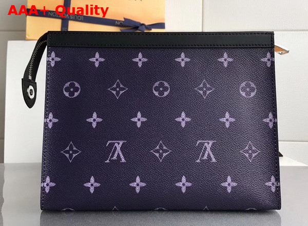 Louis Vuitton Pochette Voyage MM Monogram Eclipse Canvas Dual Color Replica