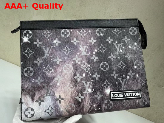 Louis Vuitton Pochette Voyage MM Monogram Galaxy Coated Canvas M44448 Replica