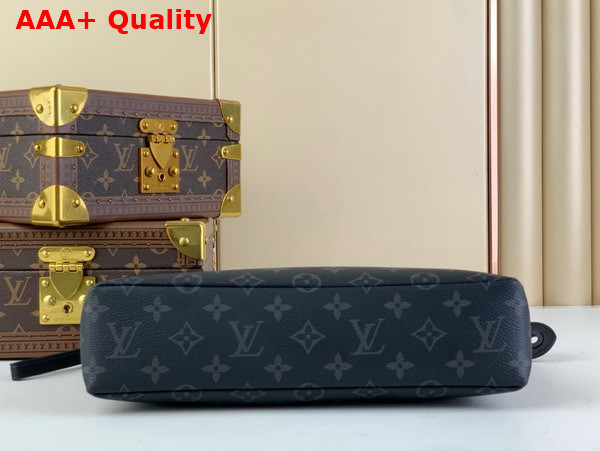 Louis Vuitton Pochette Voyage Monogram Eclipse Coated Canvas M82543 Replica