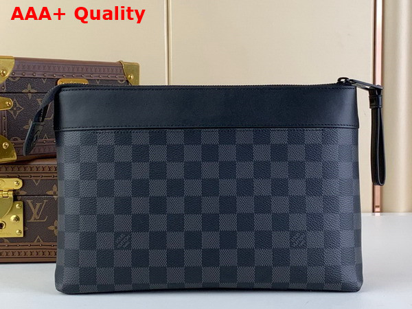 Louis Vuitton Pochette Voyage Souple Damier Graphite Canvas Replica