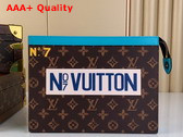 Louis Vuitton Pochette Voyage in Monogram Canvas with The No7 Printing M81204 Replica