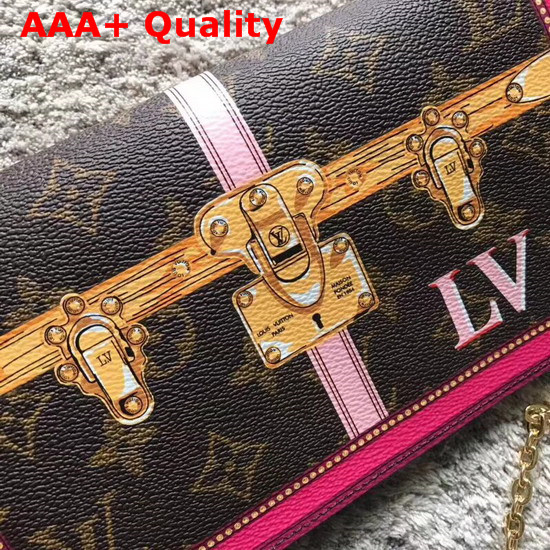 Louis Vuitton Pochette Weekend Printed Monogram Coated Canvas M62456 Replica