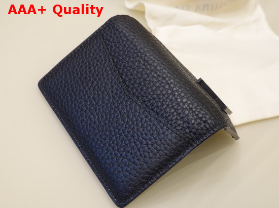 Louis Vuitton Pocket Organizer Black Grained Calf Leather M69979 Replica