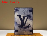 Louis Vuitton Pocket Organizer Blue Monogram Watercolor Blue Coated Canvas M80455 Replica