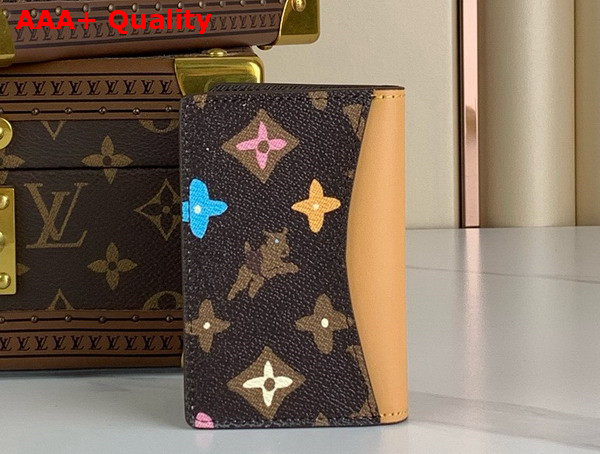 Louis Vuitton Pocket Organizer Chocolate Monogram Craggy Coated Canvas M83337 Replica