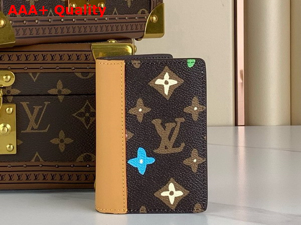 Louis Vuitton Pocket Organizer Chocolate Monogram Craggy Coated Canvas M83337 Replica