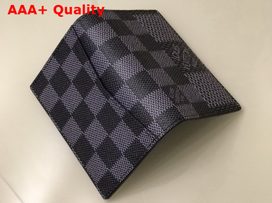 Louis Vuitton Pocket Organizer Gray Damier Graphite 3D Coated Canvas N60431 Replica