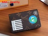 Louis Vuitton Pocket Organizer Monogram Canvas with Printed Stickers M67818 Replica