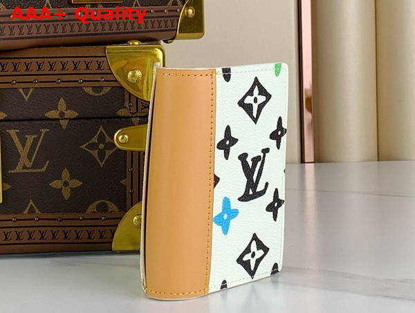 Louis Vuitton Pocket Organizer Vanilla Monogram Craggy Coated Canvas M83336 Replica