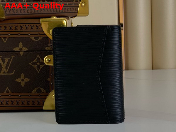 Louis Vuitton Pocket Organizer in Black Epi XL Cowhide Leather M83330 Replica