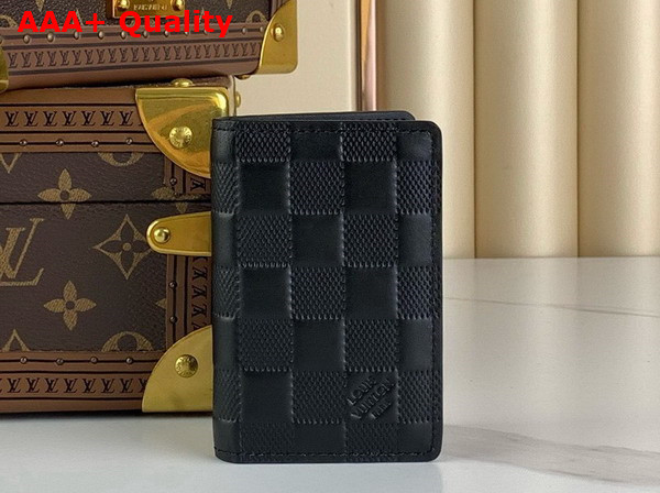 Louis Vuitton Pocket Organizer in Damier Infini Leather Replica