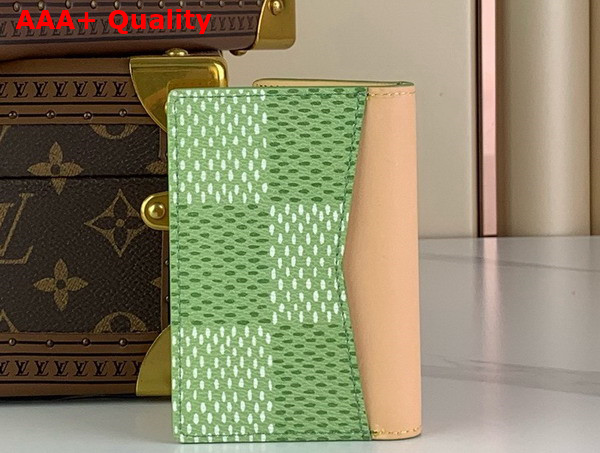 Louis Vuitton Pocket Organizer in Green Damier Golf Coated Canvas N40632 Replica