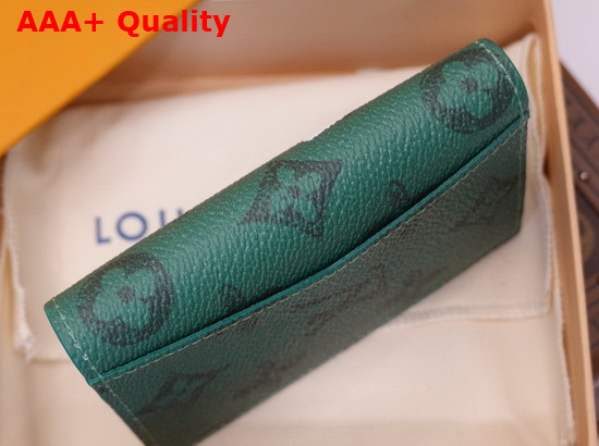 Louis Vuitton Pocket Organizer in Green Vintage Monogram Canvas M80798 Replica