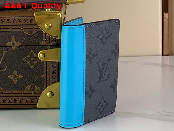 Louis Vuitton Pocket Organizer in Monogram Eclipse Reverse Canvas M11469 Replica