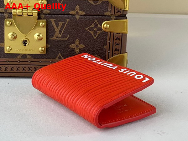 Louis Vuitton Pocket Organizer in Vermillion Red Epi XL Grained Leather M23696 Replica