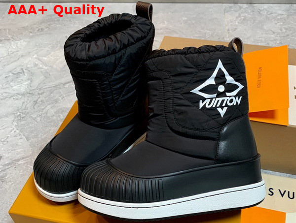 Louis Vuitton Polar Flat Half Boot in Black 1A9R1A Replica