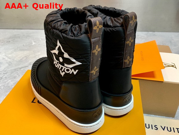 Louis Vuitton Polar Flat Half Boot in Black 1A9R1A Replica