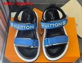 Louis Vuitton Pool Pillow Comfort Sandal Blue 1A9OCY Replica