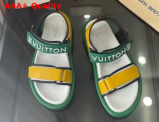 Louis Vuitton Pool Pillow Comfort Sandal Vert 1A9OD7 Replica