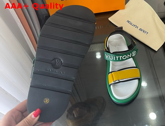 Louis Vuitton Pool Pillow Comfort Sandal Vert 1A9OD7 Replica