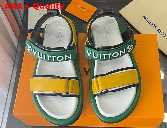 Louis Vuitton Pool Pillow Comfort Sandal Vert 1A9OD7 Replica