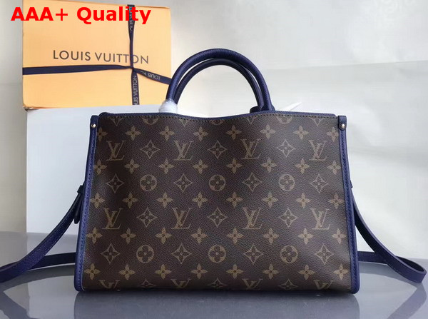 Louis Vuitton Popincourt PM Monogram Canvas and Marine Natural Leather Trim M43434 Replica