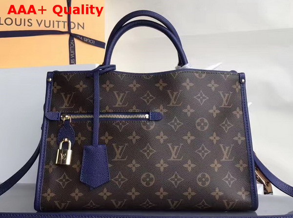 Louis Vuitton Popincourt PM Monogram Canvas and Marine Natural Leather Trim M43434 Replica