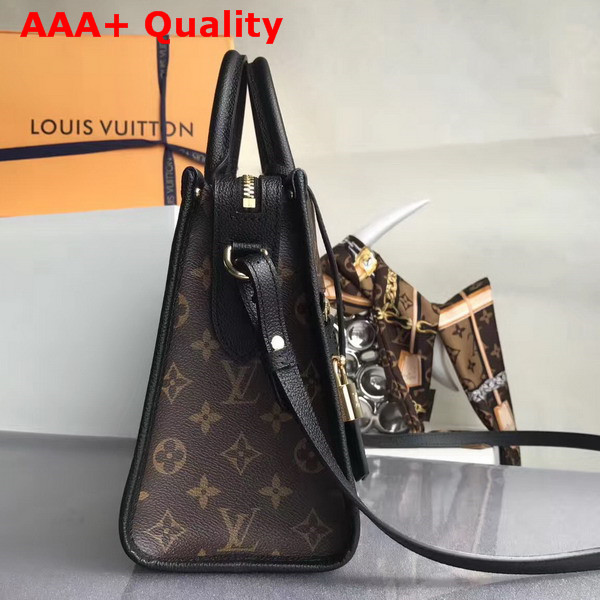 Louis Vuitton Popincourt PM Monogram Canvas and Natural Leather Trim Black Replica