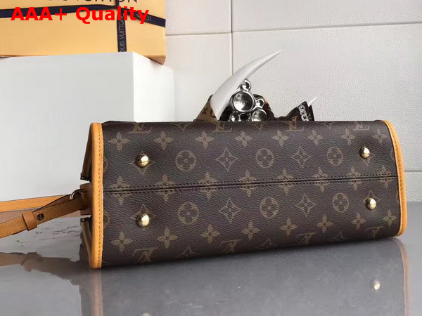 Louis Vuitton Popincourt PM Monogram Canvas and Natural Leather Trim Safran Imperial Replica