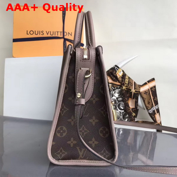 Louis Vuitton Popincourt PM Monogram Canvas and Natural Leather Trim Taupe Glace M43463 Replica