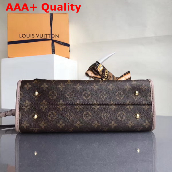 Louis Vuitton Popincourt PM Monogram Canvas and Natural Leather Trim Taupe Glace M43463 Replica