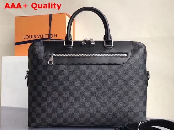 Louis Vuitton Porte Documents Jour Damier Graphite Canvas N48260 Replica