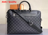 Louis Vuitton Porte Documents Jour Damier Graphite Canvas N48260 Replica