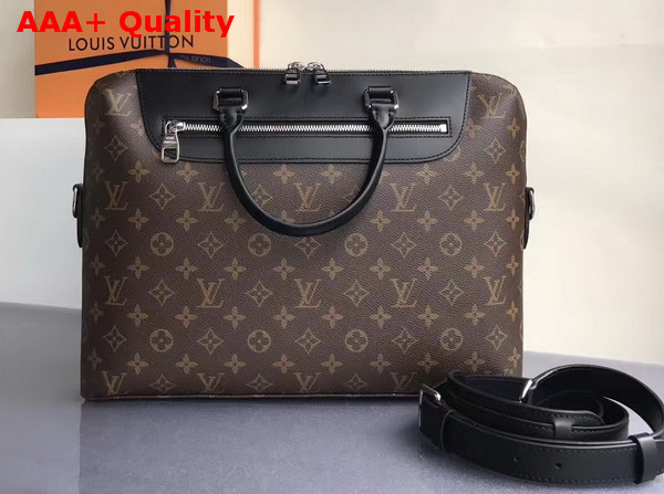 Louis Vuitton Porte Documents Jour Monogram Macassar M54019 Replica