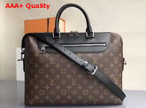 Louis Vuitton Porte Documents Jour Monogram Macassar M54019 Replica